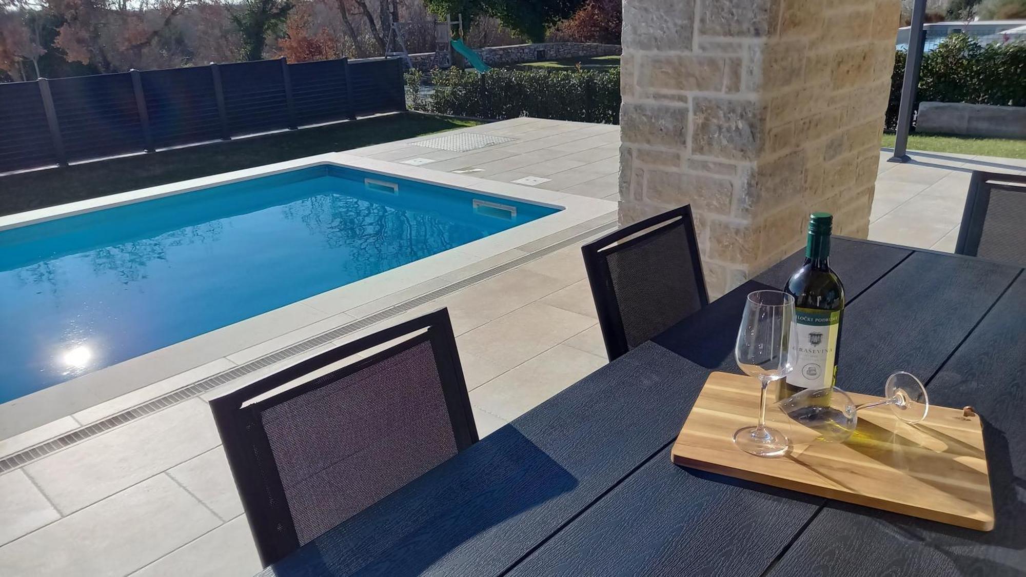Villa Oskar Istrien Sveti Lovreč Pazenatički Bagian luar foto